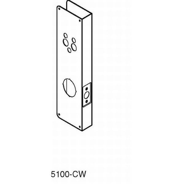 Classic Wrap Around for Schlage Pro Series with 2-3/4" Backset and 1-3/4" Door